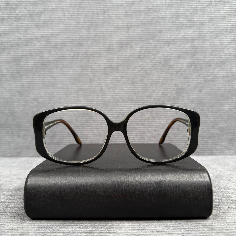 Ralph Lauren RA5102 Black Tortoise Rectangular Y2k Eyeglasses Frames 56-15-130